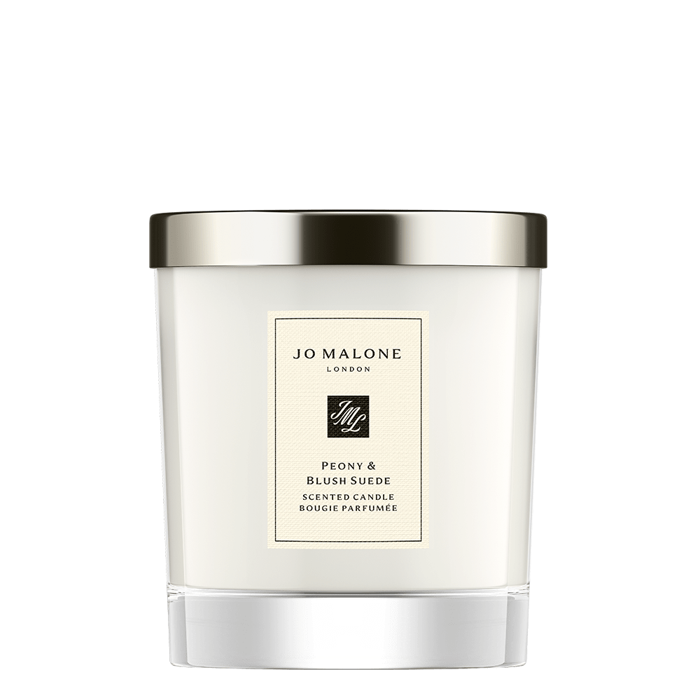 Peony & Blush Suede Home Candle